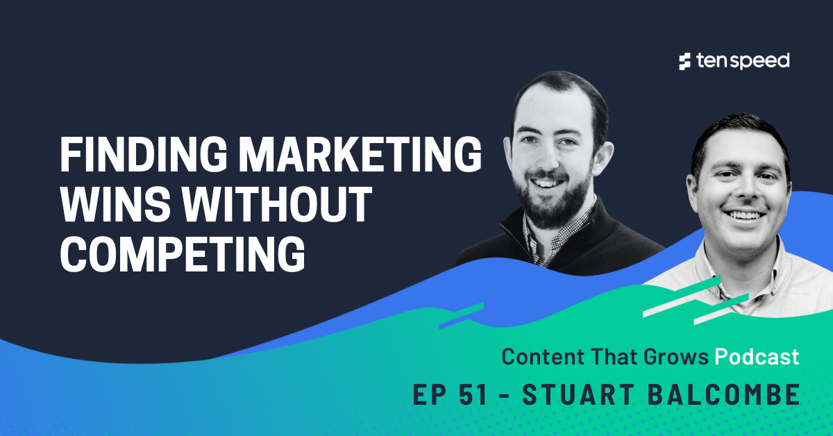 Finding marketing wins without competing | Content That Grows