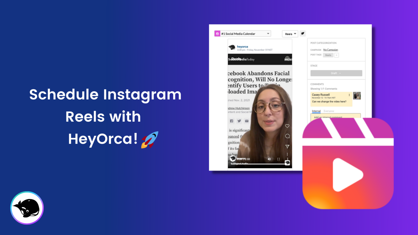 HeyOrca | Schedule Instagram Reels with HeyOrca! 🚀