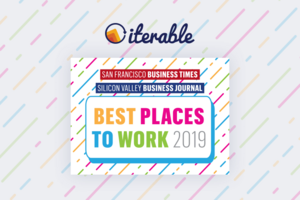 Iterable Recognized as 2019 Bay Area "Best Places to Work"