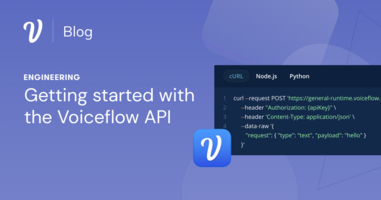 What is the Voiceflow API and how do you use it?