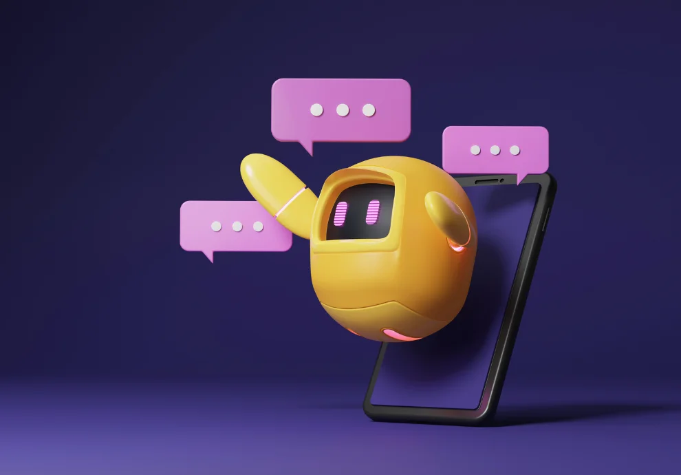 A compilation of services for creating chatbots for business