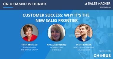Customer Success: Why it's the New Sales Frontier
