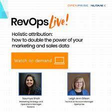RevOps Live! | Holistic attribution: how to double the power of your marketing and sales data