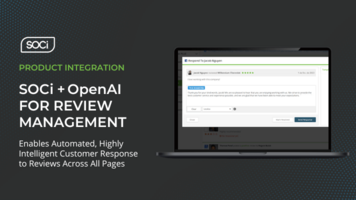 SOCi Releases Revolutionary OpenAI Integration into Review Response Management Tool