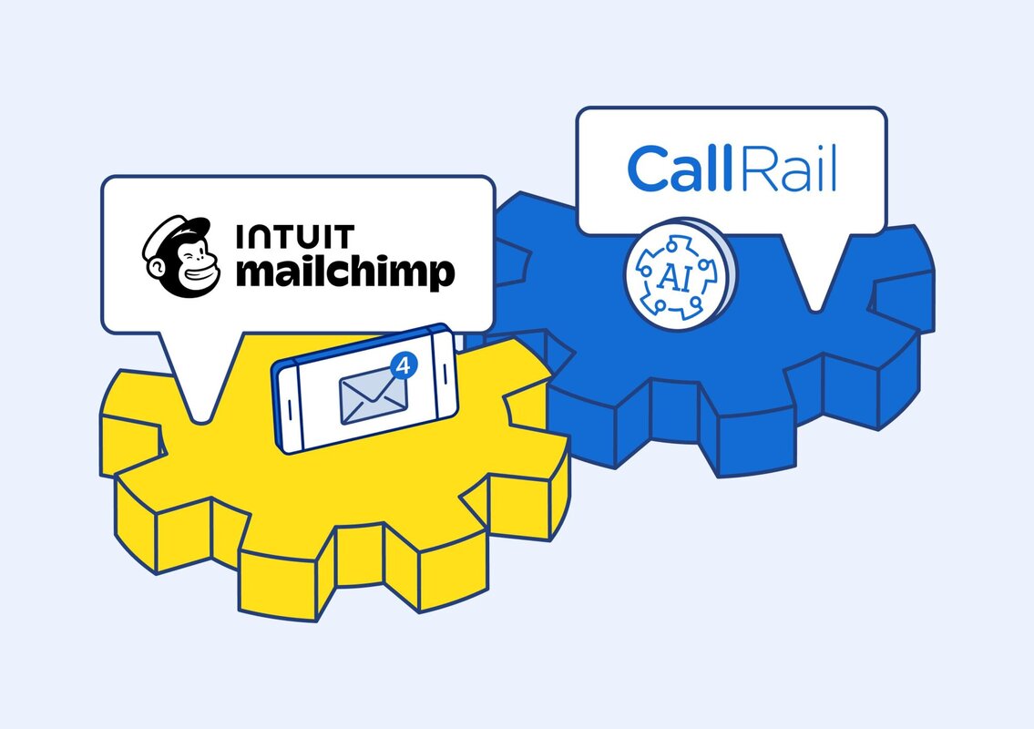 CallRail's Mailchimp and Typeform integrations boost targeting and tracking
