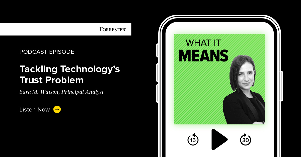 Tackling Technology's Trust Problem