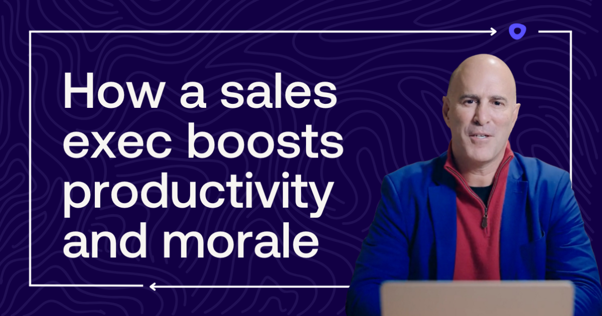 How a sales executive improves productivity and morale with Outreach