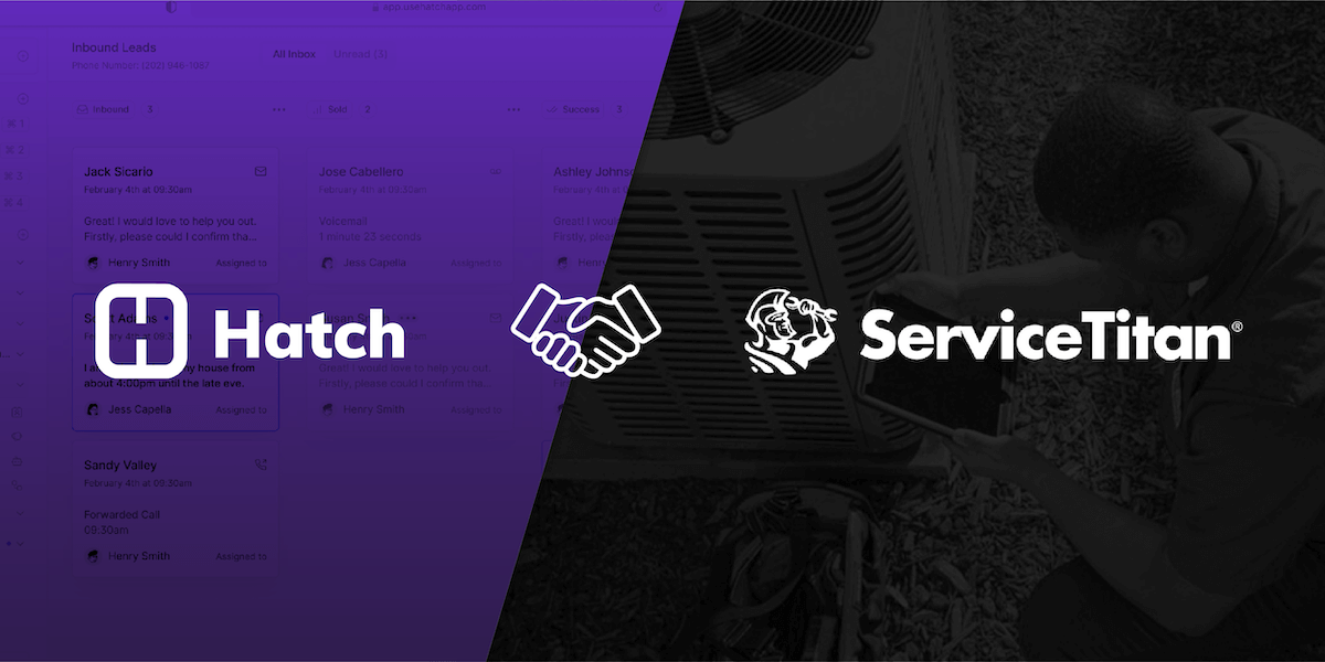 Hatch & ServiceTitan Join Forces to Take Customer Communication to Another Level