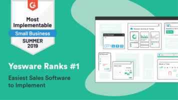 Yesware Named "#1 Easiest Sales Engagement Software to Implement" by G2 Crowd