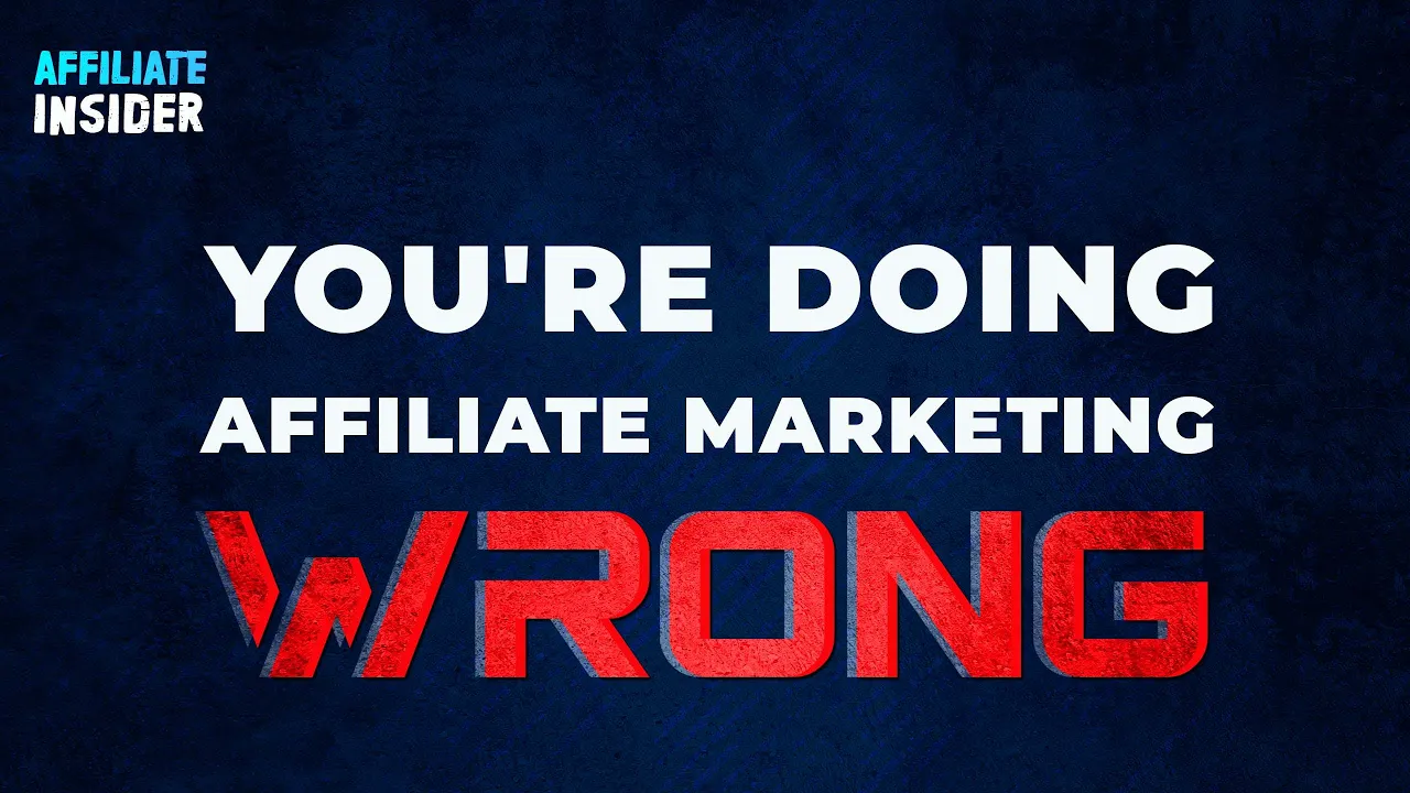 You're doing affiliate marketing wrong! Sell Outcomes, not Software with Robb Bailey 
