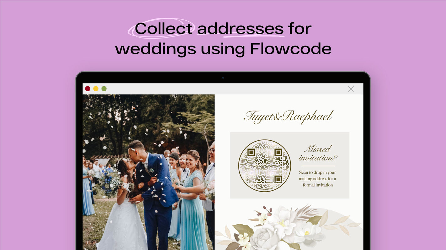 How To Collect Addresses for Weddings With QR Codes