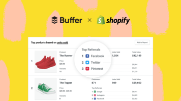 Buffer + Shopify: Simplified Shopify reporting in your Buffer dashboard