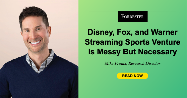 Disney, Fox, And Warner Streaming Sports Venture Is Messy But Necessary