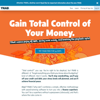 Teardown: YNAB's Landing Page