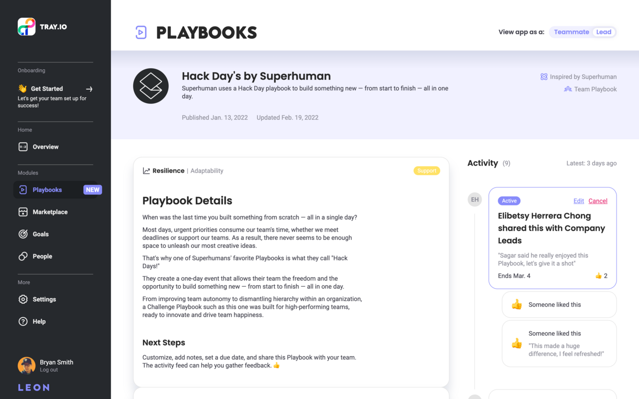 Use this Superhuman Playbook to challenge innovation with your team