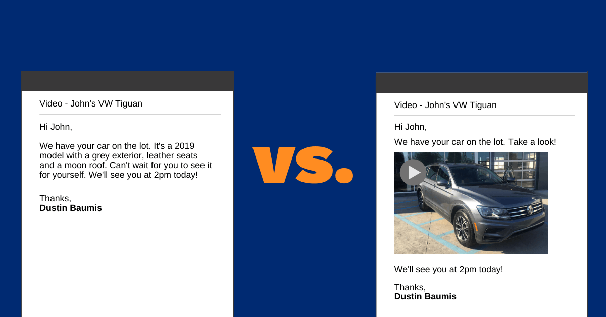 Automotive Follow Up Email Templates