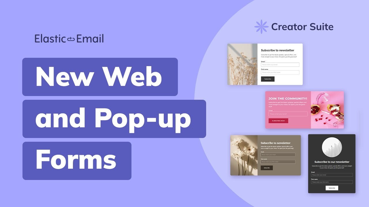 How to create a Pop-up with Elastic Email Web Form Creator – see our new feature in action