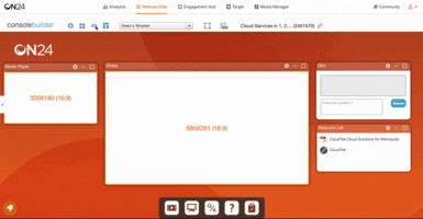 Feature Friday: Simplify Webinar Design with ON24 Console Builder | ON24 Blog