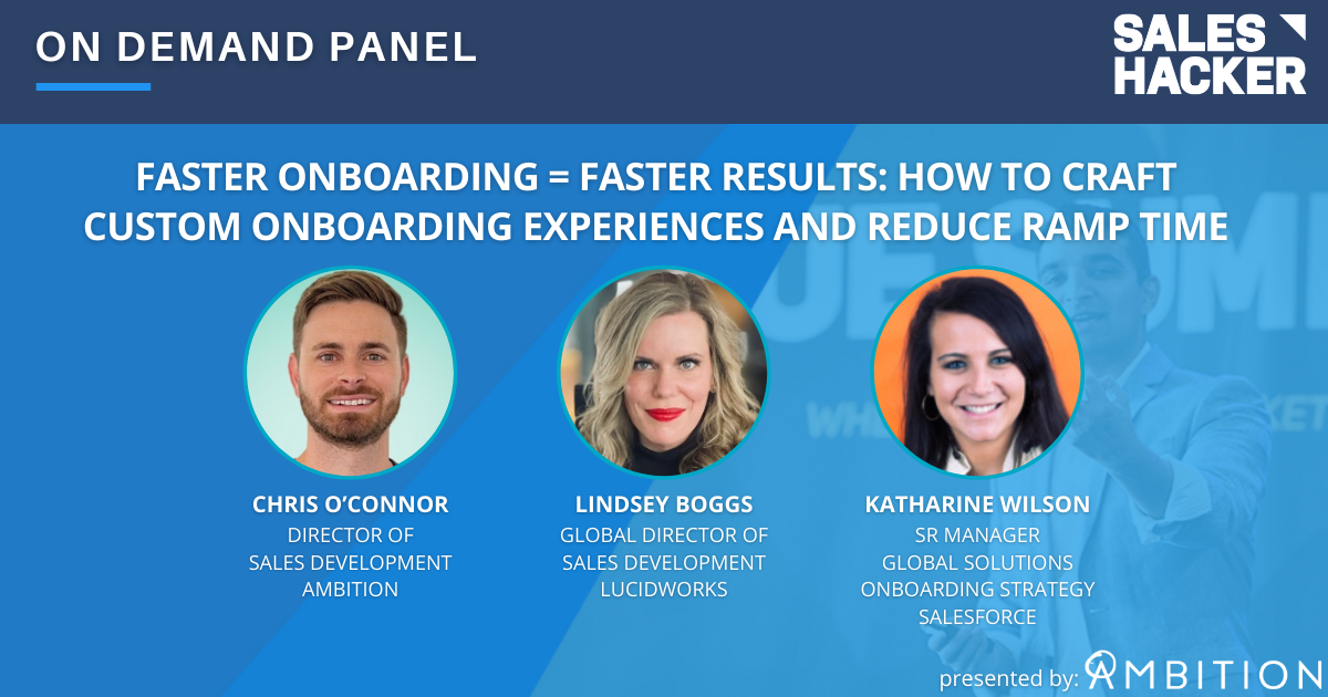 Faster Onboarding = Faster Results: How to Craft Custom Onboarding Experiences and Reduce Ramp Time