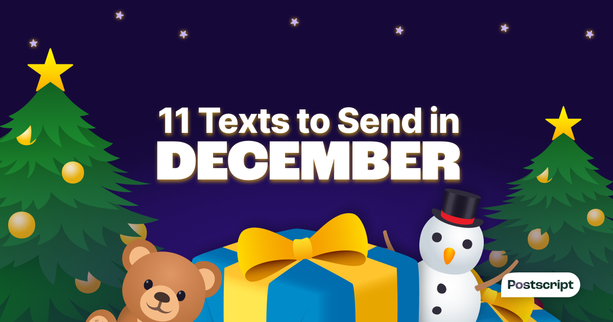 11 Texts That'll Sleigh All Day: SMS Ecommerce Marketing Ideas for December