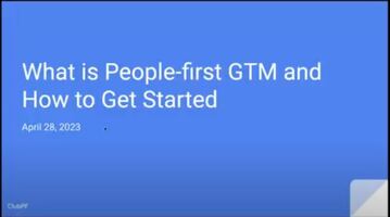 What is People-first GTM and how to get started