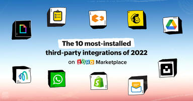The 10 most-installed third-party integrations of 2022 on Zoho Marketplace