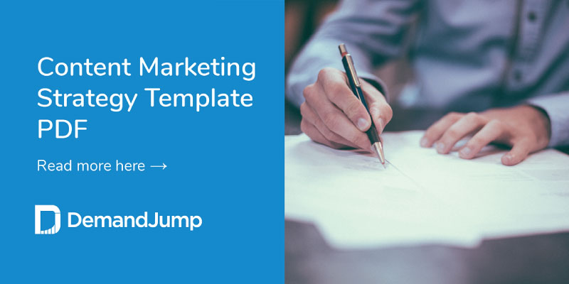 Content Marketing Strategy Template and PDF