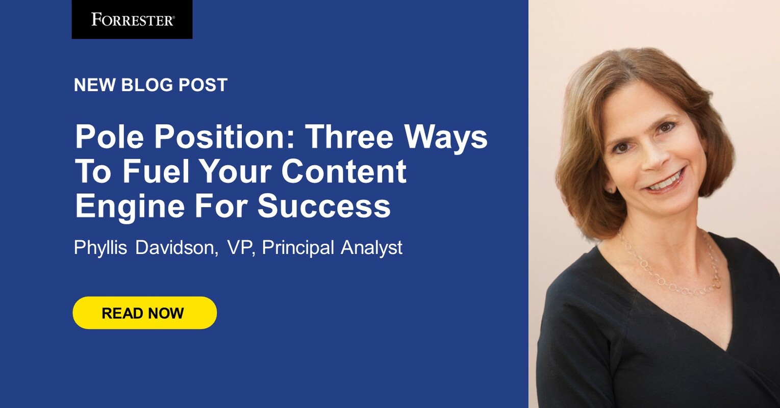 Pole Position: Three Ways To Fuel Your Content Engine For Success
