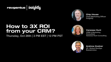 RevGenius - How to 3X ROI from your CRM?