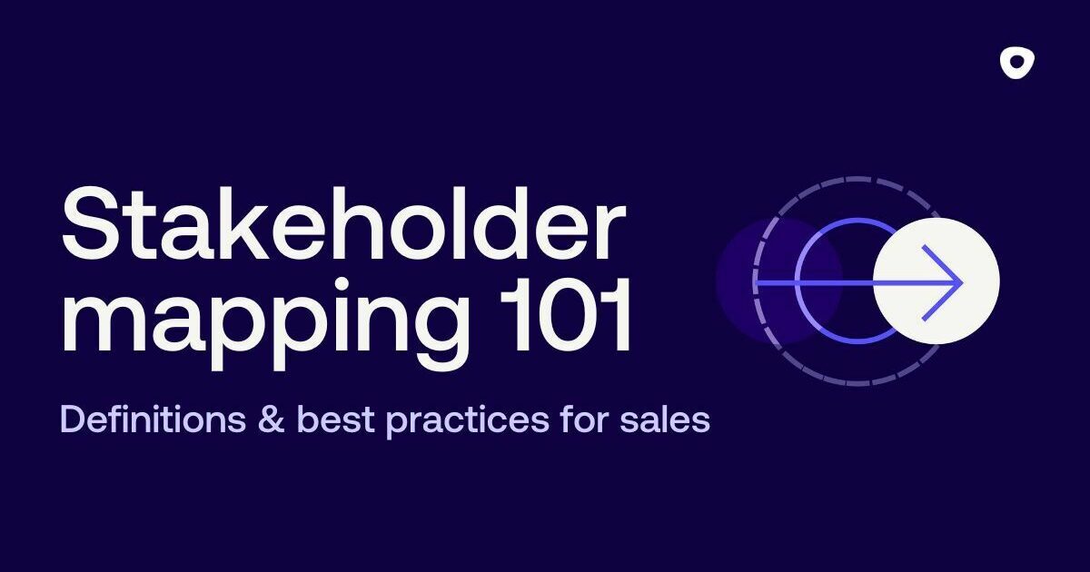 Stakeholder mapping for sales