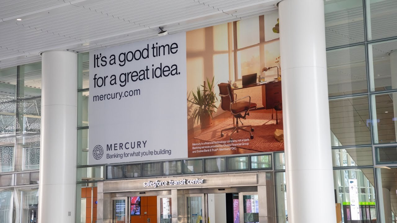 Mercury Banking: Out of Home Campaign | Real-World Advertising - OneScreen.ai
