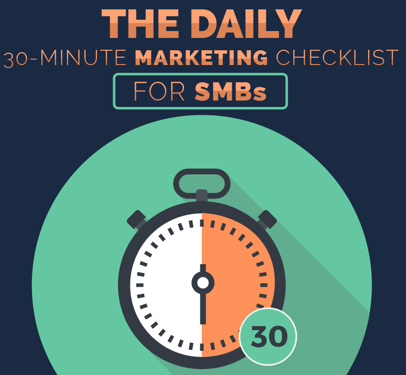 The Daily 30-Minute Marketing Checklist for SMBs - The Robly Email Marketing Blog