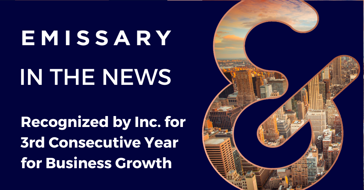 Inc. Recognizes Emissary for 3rd Consecutive Year