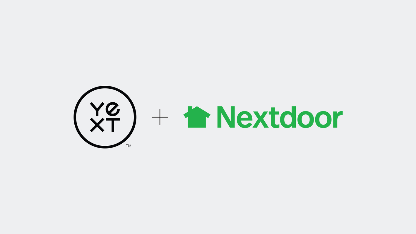 Yext and Nextdoor Team Up to Deliver Verified Information about Businesses