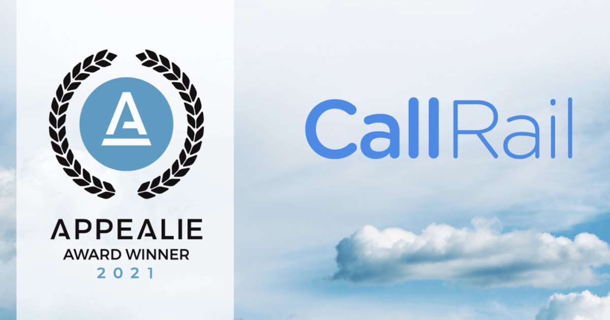 CallRail receives 2021 APPEALIE Overall SaaS Marketing and Customer Success Awards
