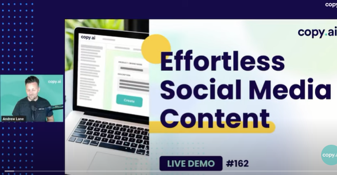 #162: Create Social Media Content in Seconds with Copy.ai