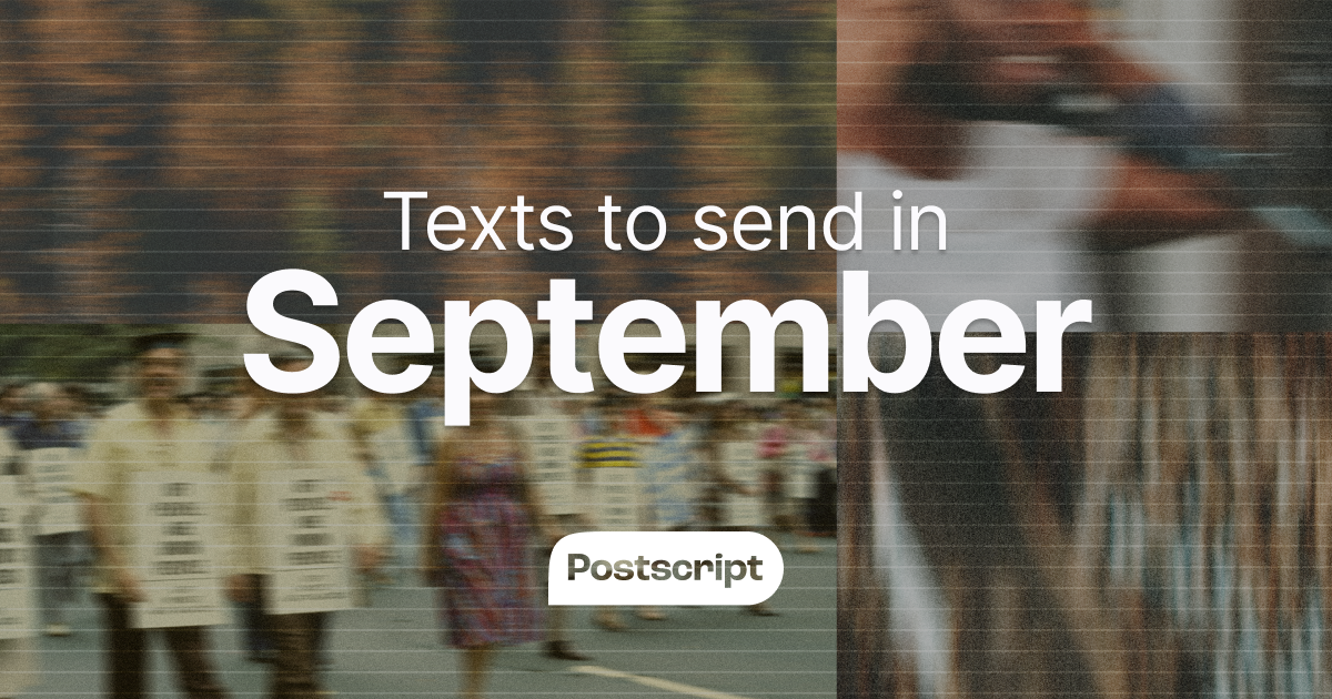 21 SMS Ideas For September