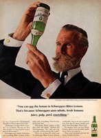 Let's re-do this classic 1950's David Ogilvy ad for Schweppes Tonic Water.