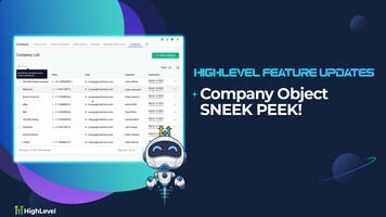 Company Object SNEEK PEEK!