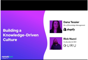 Remoticon Recap: Building a Knowledge Driven Culture