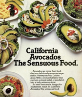 California avocados, a "sensuous" food - Swipe File