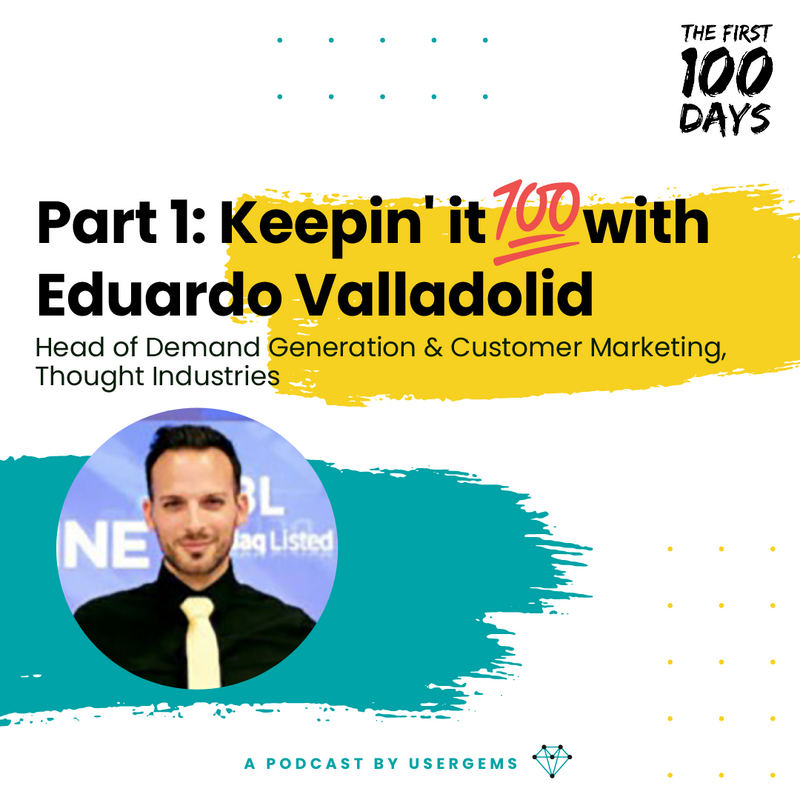 Keepin' it 100 with Eduardo Valladolid, Thought Industries (Part 1)