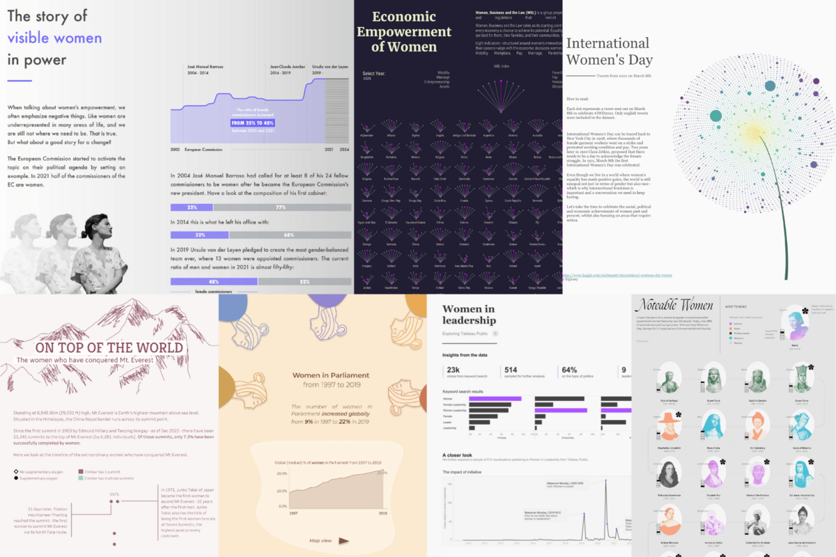 Visualizing Women's Impact to History Through Data Visualization