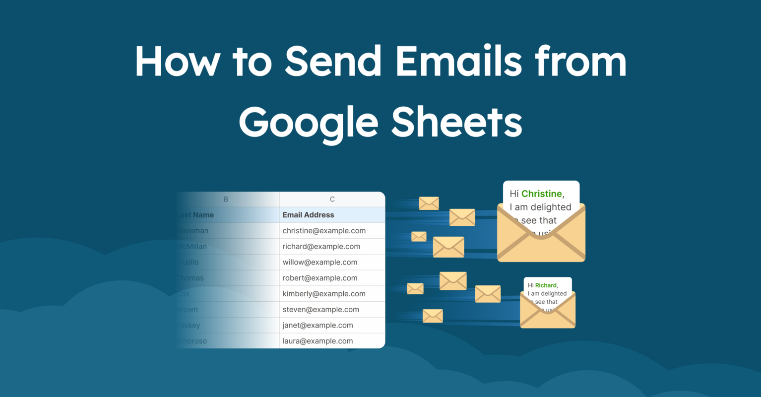 How to Send Emails from Google Sheets