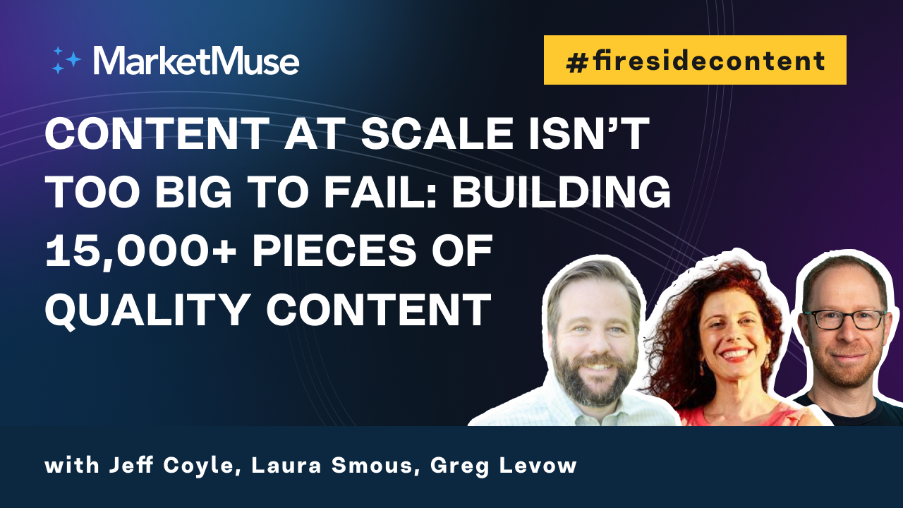 Content at Scale Isn't Too Big to Fail