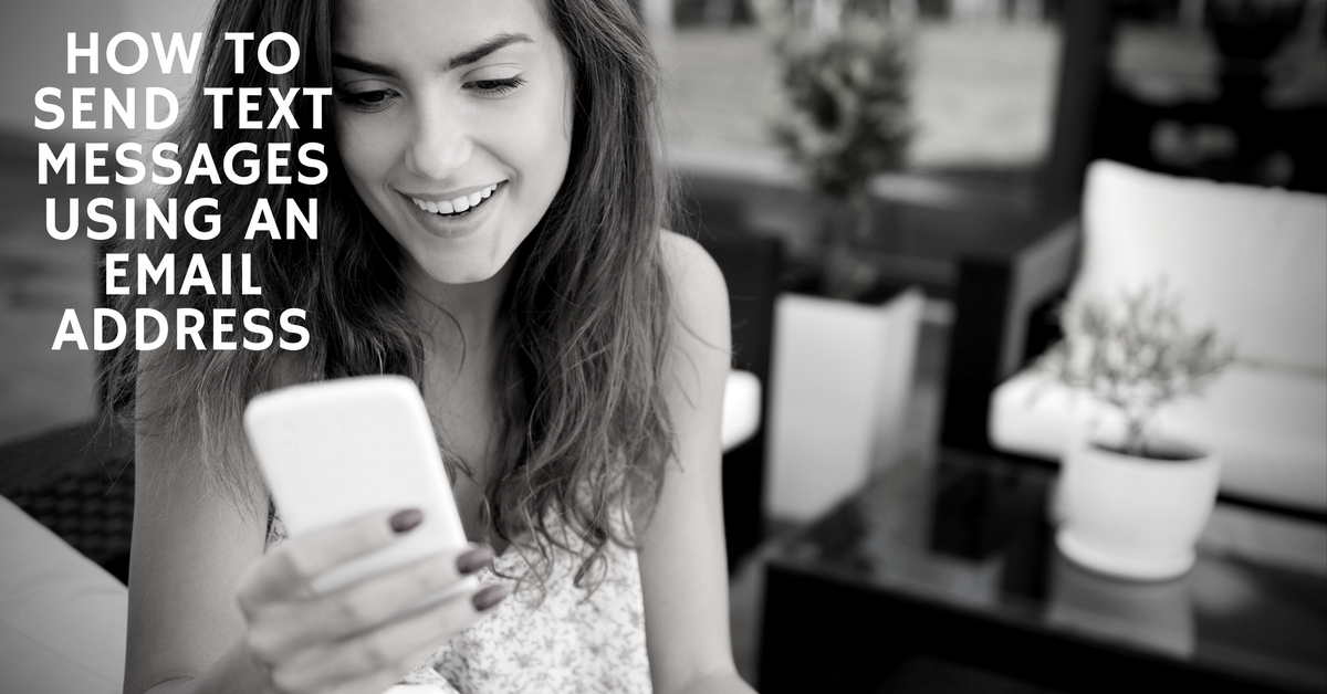 Send Text Messages Using an Email Address