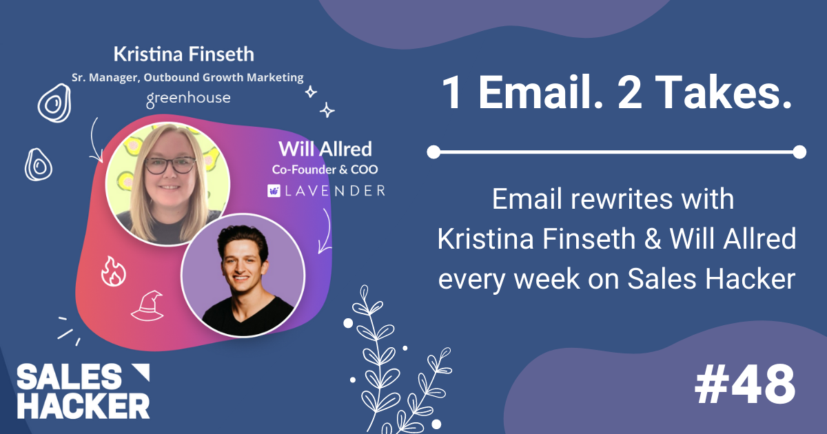 1 Email. 2 Takes. #48: Mental Spam Filters & Softer Variables