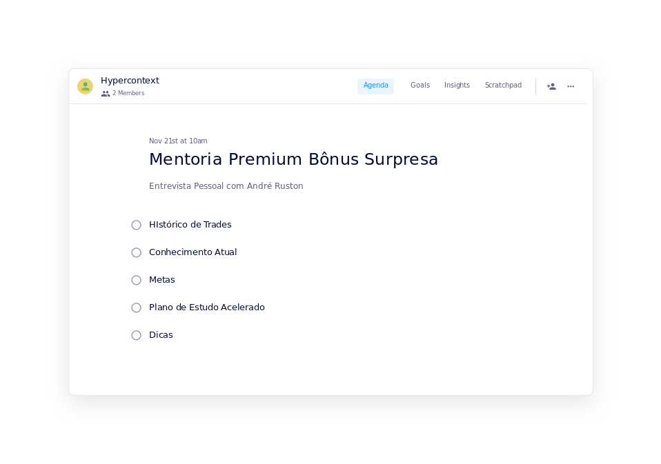 Mentoria Premium Bônus Surpresa Template