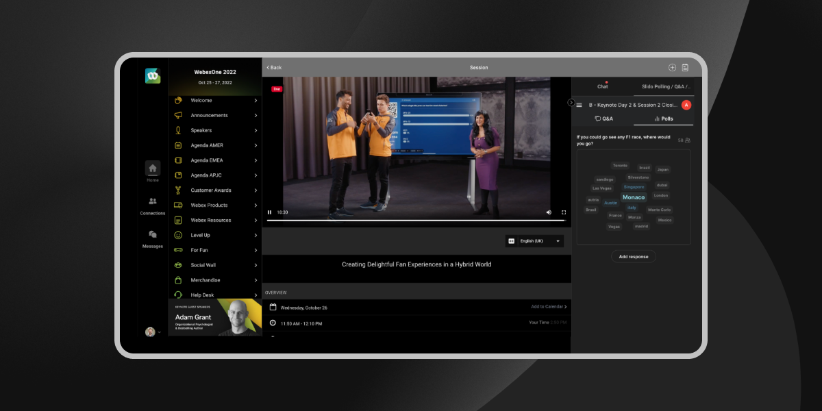 What WebexOne taught us about the future of the events industry