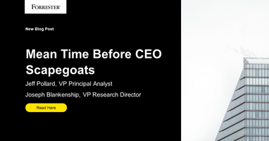 Mean Time Before CEO Scapegoats